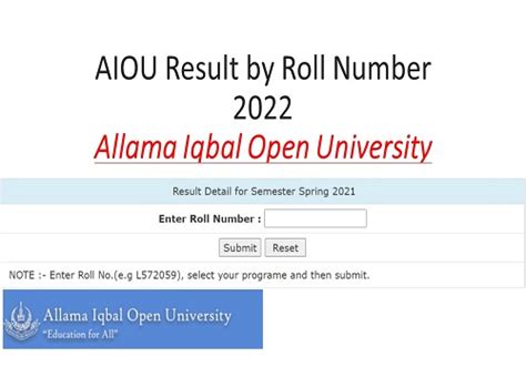 aiou result by roll number|aiou result 2022.